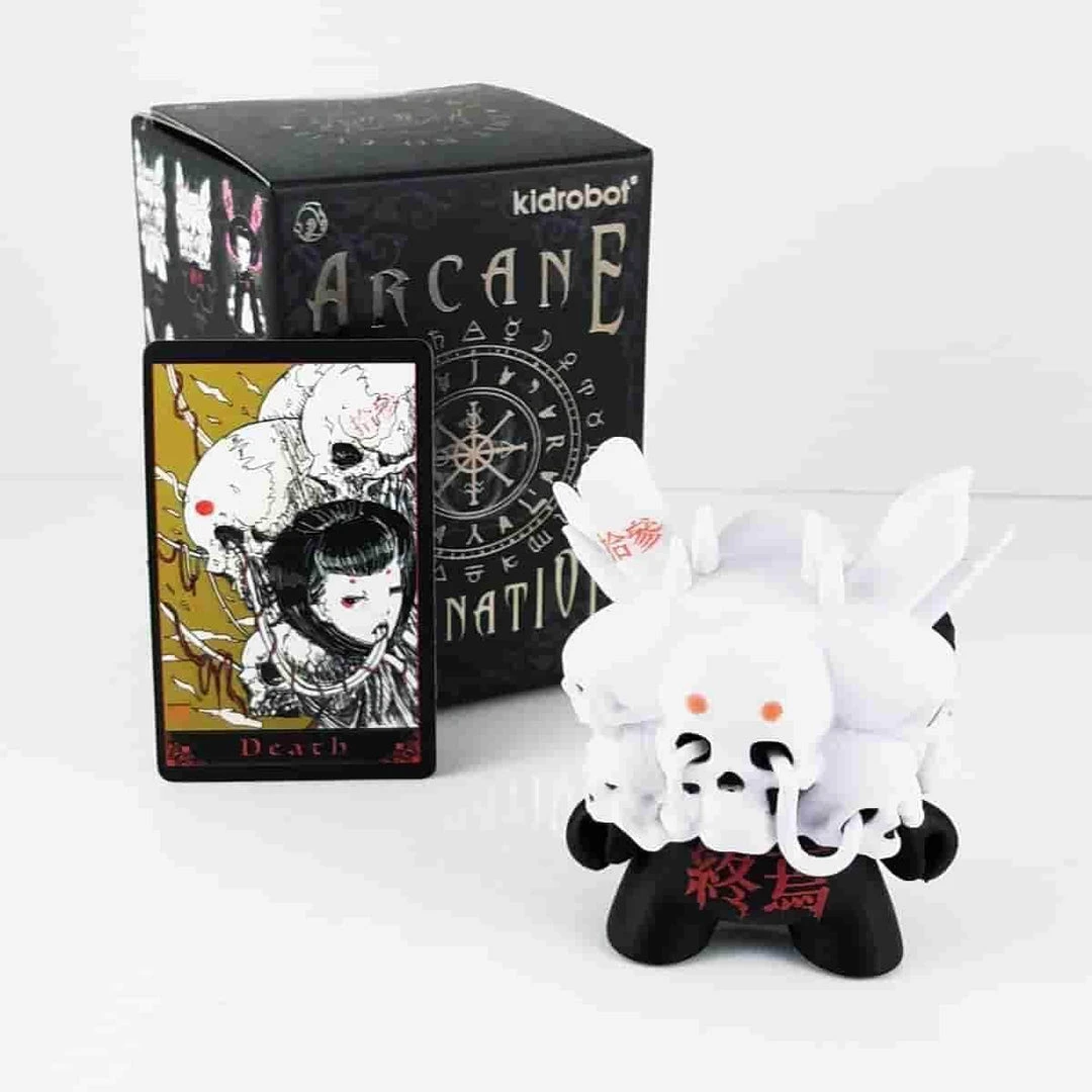 Death Black Arcane Divination Dunny Series By Kidrobot 1 Death Black Arcane Divination Dunny Series By Kidrobot