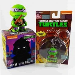 Donatello Mini + Keychain Bundle Pack - TMNT Ninja Turtles Shell Shock Kidrobot