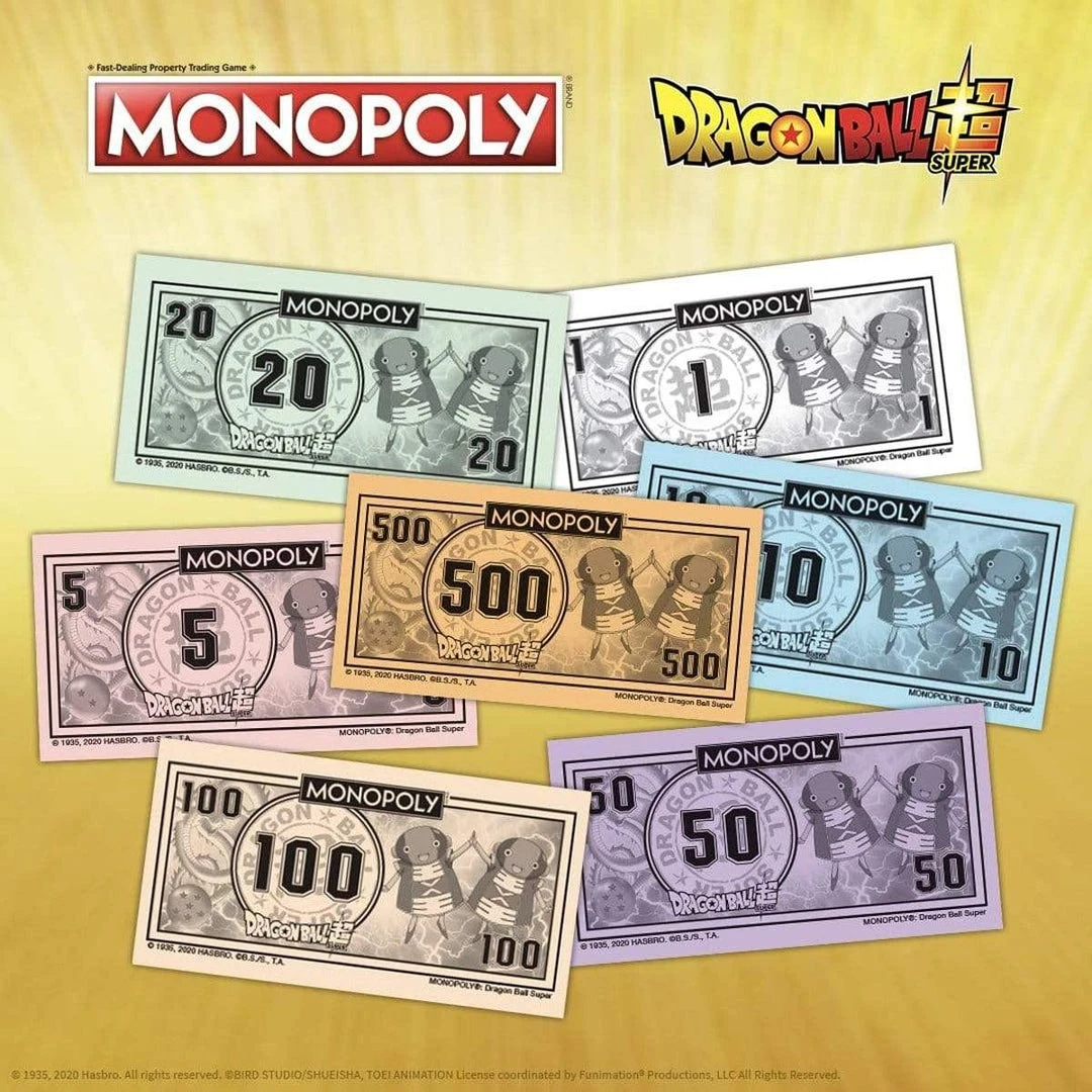 Dragon Ball Super Monopoly Set By Hasbro 3 Dragon Ball Super Monopoly Set By Hasbro