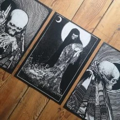 'Earth Grew Dark' Signed Lithograph Print By Godmachine