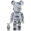 Elvis - Andy Warhol Bearbrick 400% + 100% Combo By Medicom Toys