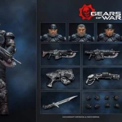 IamRetro.com Medium Figures Marcus Fenix Gears Of War 1:12 Scale Action Figure By Storm Collectibles