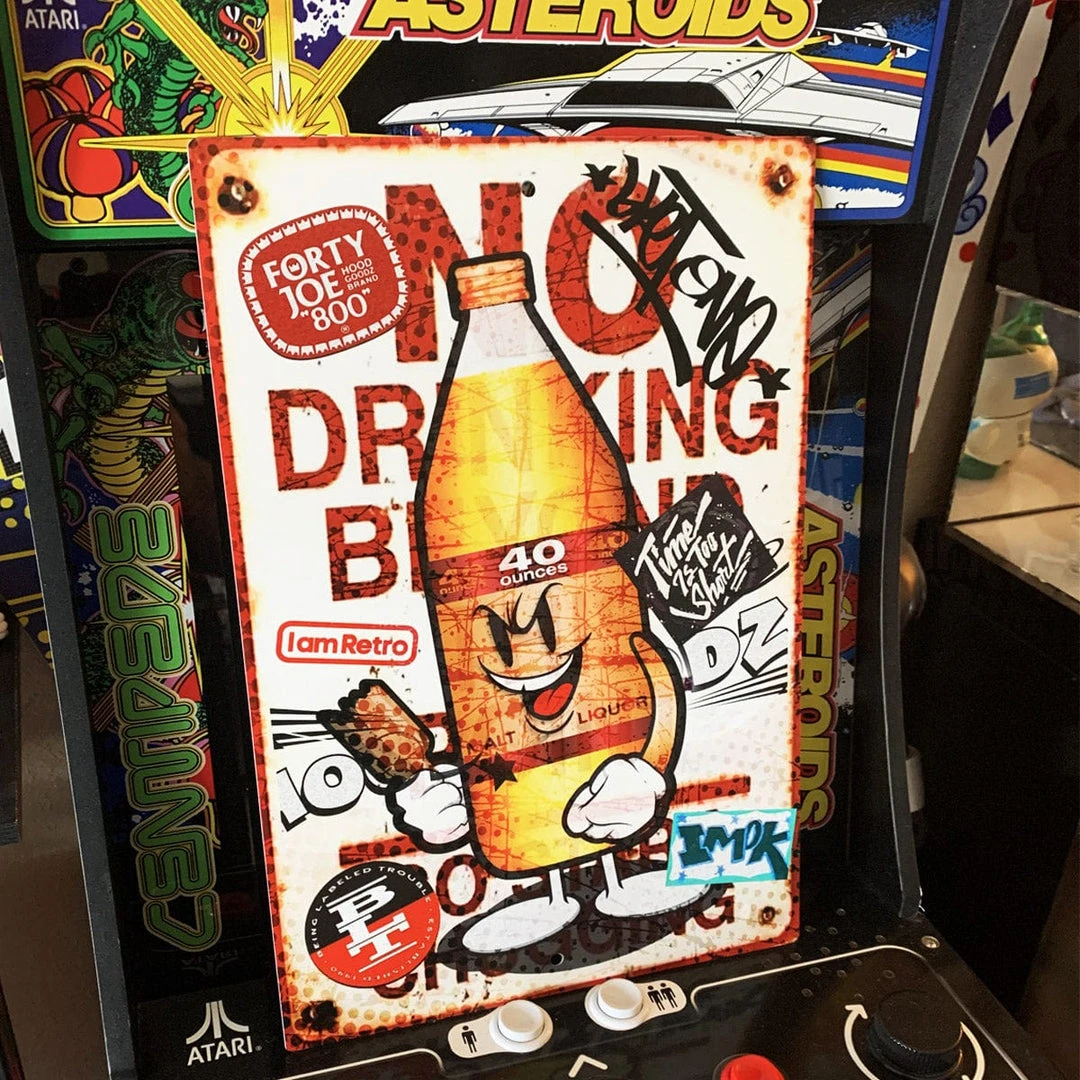 Sket One Sket_One Forty Joe Hood Goodz Metal Art Sign By Sket-One - IamRetro Exclusive 1 Sket One Sket_One Forty Joe Hood Goodz Metal Art Sign By Sket-One - IamRetro Exclusive