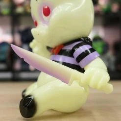 Franken Piggums GID Sofubi By Frank Kozik X Black Book Toy