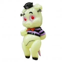 Franken Piggums GID Sofubi By Frank Kozik X Black Book Toy