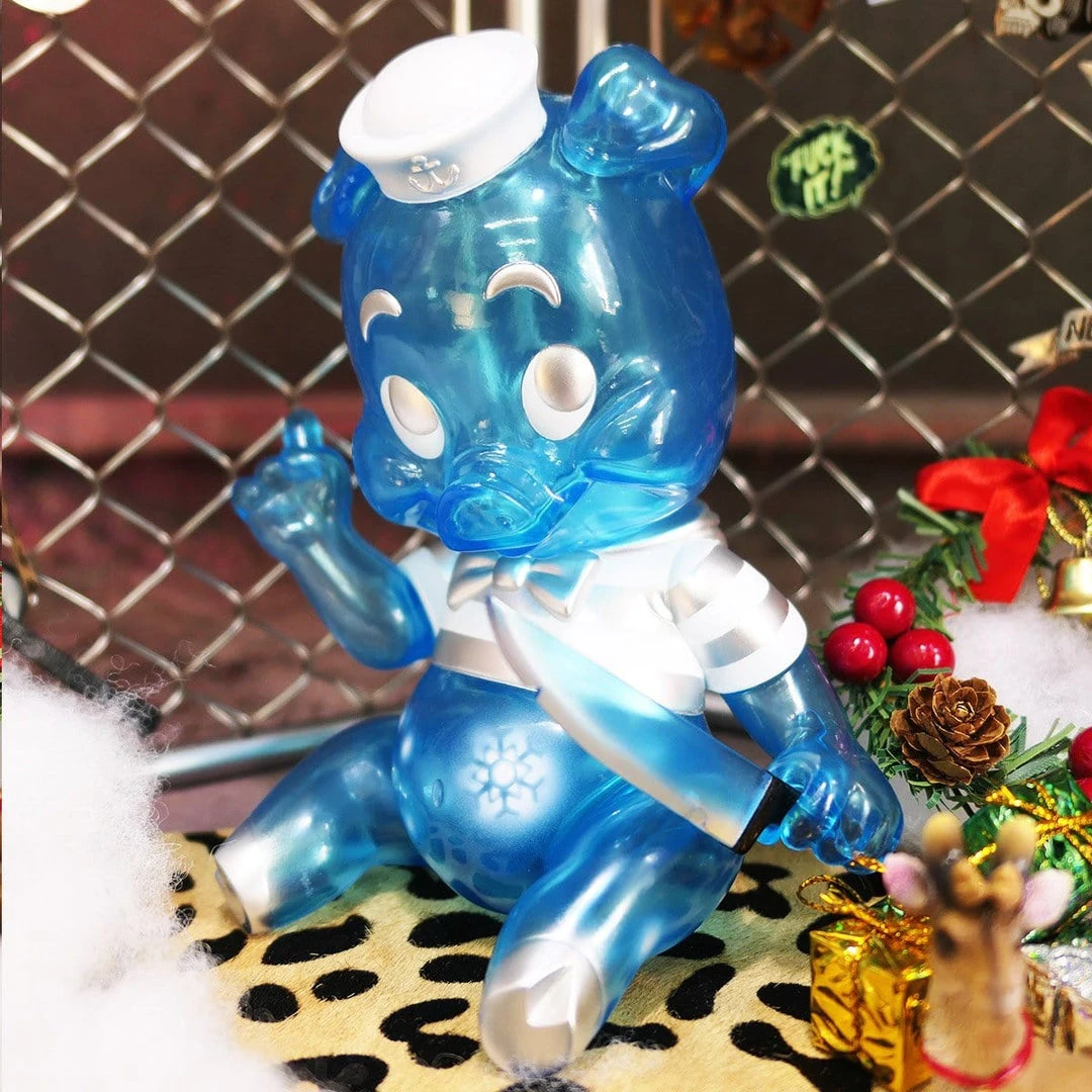 Frosty Piggums By Frank Kozik X Black Book Toy 11 Frosty Piggums By Frank Kozik X Black Book Toy