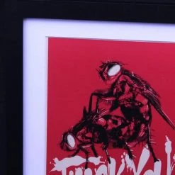 'Fuck You' Fly Lithograph Print Signed By Godmachine God Machine