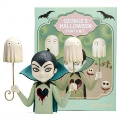 George's Halloween Portrait Vinyl Art Sculpture By Tara McPherson X Martian Toys
