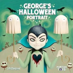George's Halloween Portrait Vinyl Art Sculpture By Tara McPherson X Martian Toys