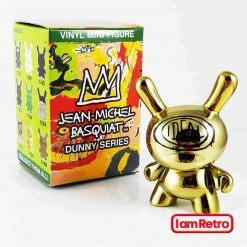 Gold Ideal In Chrome - Basquiat 3" Dunny Vinyl Mini Figure By Kidrobot