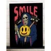 IamRetro.com Grim Reaper - Smile 'Today Is Your Day' Gallery Wrapped Canvas Print 12x16 Wall Art
