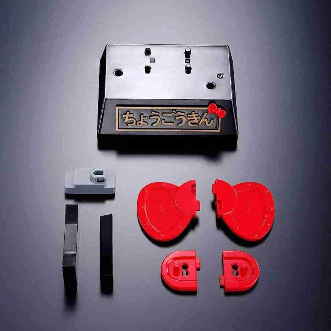 Hello Kitty Blue Stripe Figure By Bandai Absolute Chogokin 10 Hello Kitty Blue Stripe Figure By Bandai Absolute Chogokin