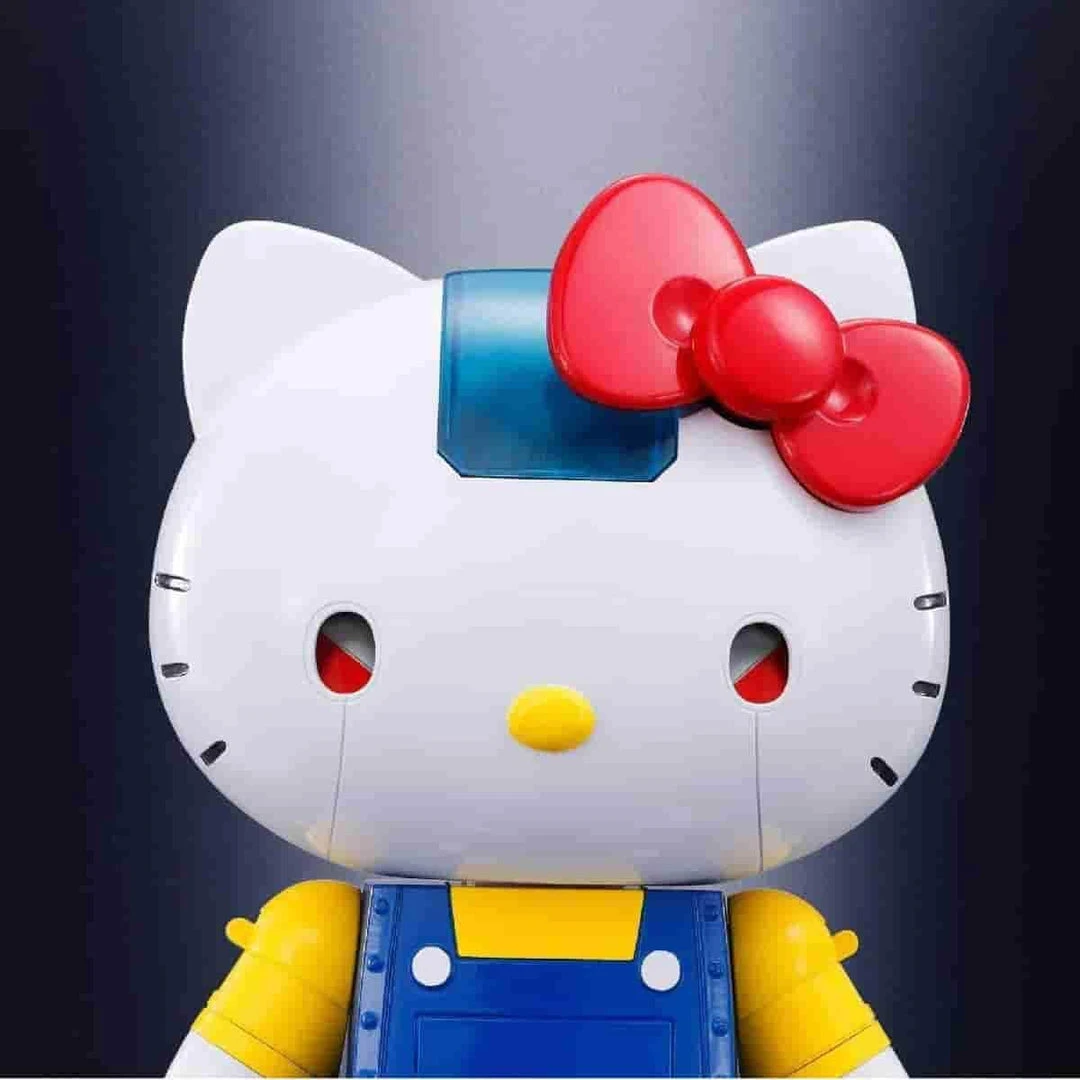 Hello Kitty Blue Stripe Figure By Bandai Absolute Chogokin 11 Hello Kitty Blue Stripe Figure By Bandai Absolute Chogokin
