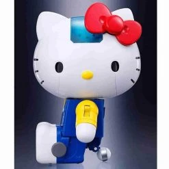 Hello Kitty Blue Stripe Figure By Bandai Absolute Chogokin 15 Hello Kitty Blue Stripe Figure By Bandai Absolute Chogokin