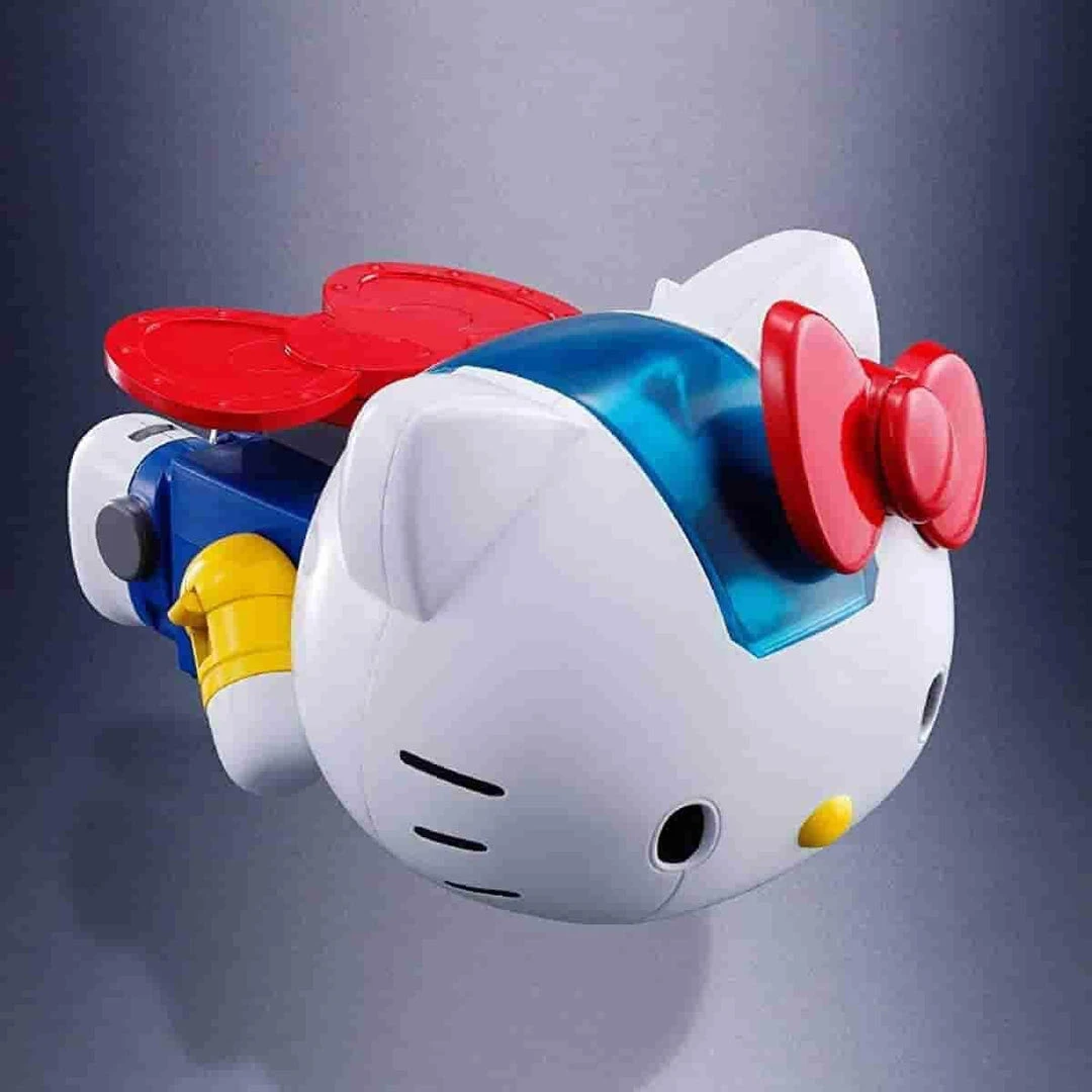 Hello Kitty Blue Stripe Figure By Bandai Absolute Chogokin 8 Hello Kitty Blue Stripe Figure By Bandai Absolute Chogokin