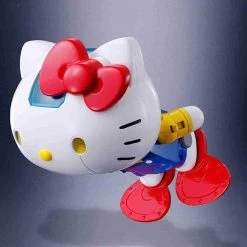 Hello Kitty Blue Stripe Figure By Bandai Absolute Chogokin 20 Hello Kitty Blue Stripe Figure By Bandai Absolute Chogokin