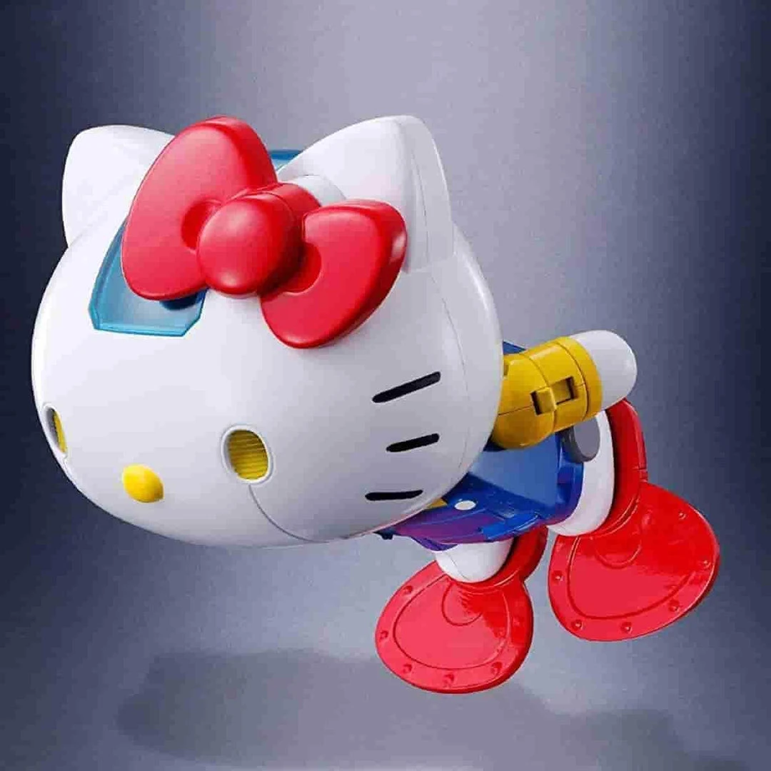 Hello Kitty Blue Stripe Figure By Bandai Absolute Chogokin 9 Hello Kitty Blue Stripe Figure By Bandai Absolute Chogokin