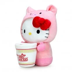 Hello Kitty Nissin Cup Noodle Pork Cup Medium Plush By Kidrobot