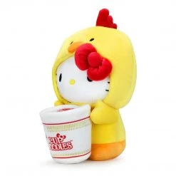 Hello Kitty Nissin Cup Noodle Chicken Cup Medium Plush By Kidrobot