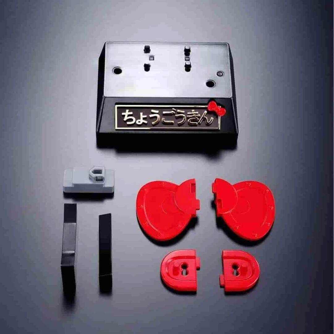 Hello Kitty Red Stripe Figure By Bandai - Absolute Chogokin 10 Hello Kitty Red Stripe Figure By Bandai - Absolute Chogokin