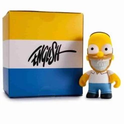 Kidrobot X Ron English - The Simpsons Mini Figure - Homer Grin