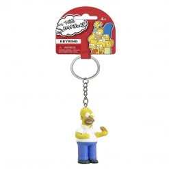 Monogram Intl. The Simpsons Homer Simpson With Donut PVC Keychain