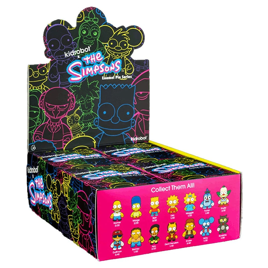 The Simpsons Enamel Pin Series Blind Box By Kidrobot 1 The Simpsons Enamel Pin Series Blind Box By Kidrobot