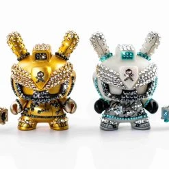 Crystal Grey Baby TEQ 63 Dunny By Quiccs Embellished With Crystals From Swarovski®