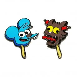 Itchy And Scratchy Pop-Artsicles By Phantom Pins The Simpsons