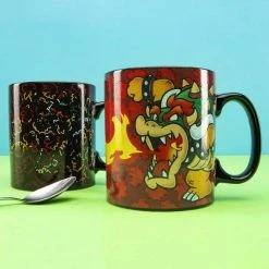 Bowser Super Mario Bros Heat Changing Coffee Mug By Nintendo