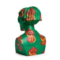 Andy Warhol - Green Dollar Sign 12" Bust Vinyl Figure Sculpture By Kidrobot 18 Andy Warhol - Green Dollar Sign 12
