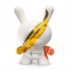 Andy Warhol Banana Dunny 20" Fiberglass Sculpture By Kidrobot