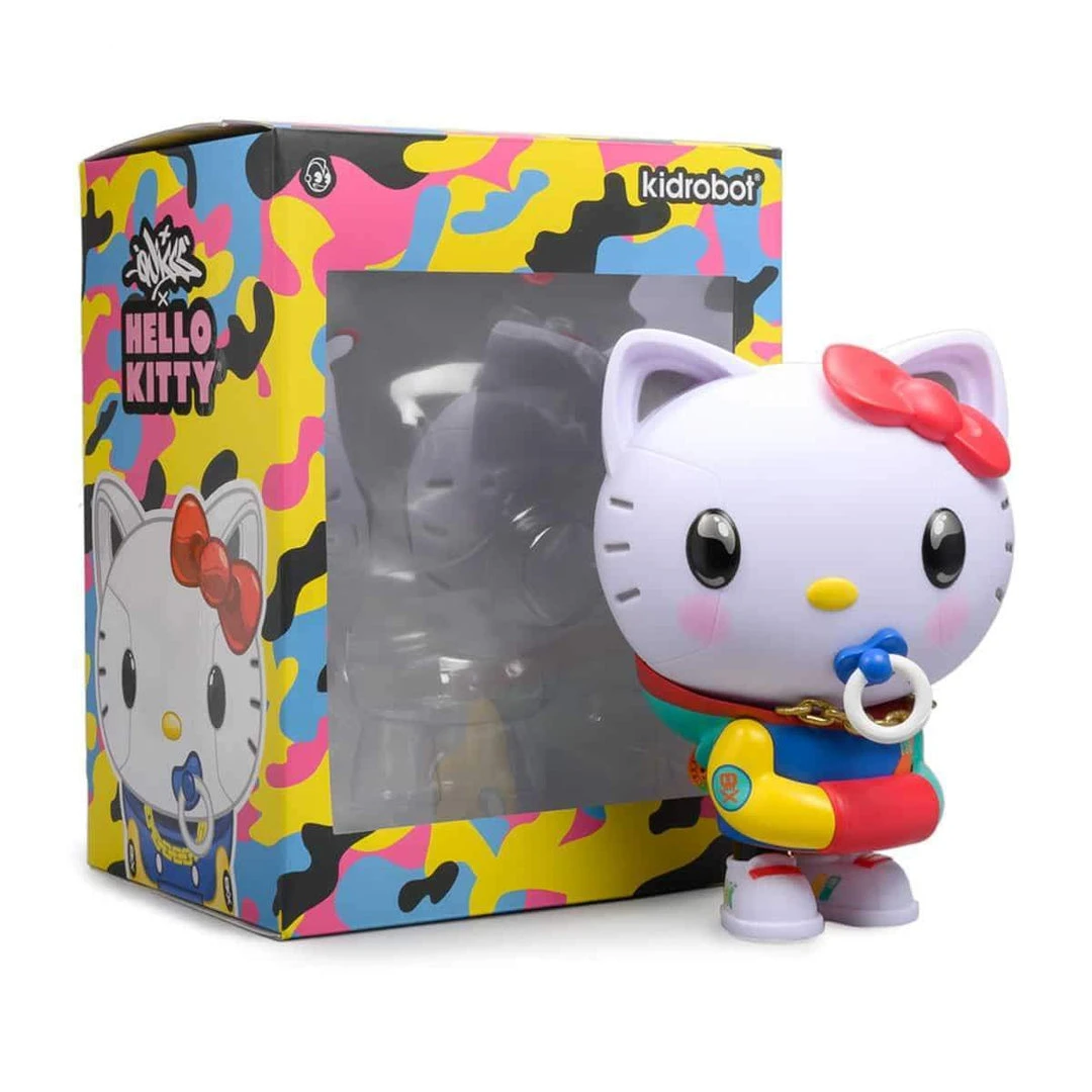 Retro 80's Hello Kitty 8" Medium Figure By Quiccs X Sanrio X Kidrobot 1 Retro 80's Hello Kitty 8" Medium Figure By Quiccs X Sanrio X Kidrobot