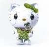 Crystal Green Camo Hello Kitty 8” Figure By Quiccs Embellished With Crystals From Swarovski®