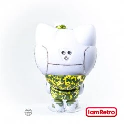 Crystal Green Camo Hello Kitty 8” Figure By Quiccs Embellished With Crystals From Swarovski®