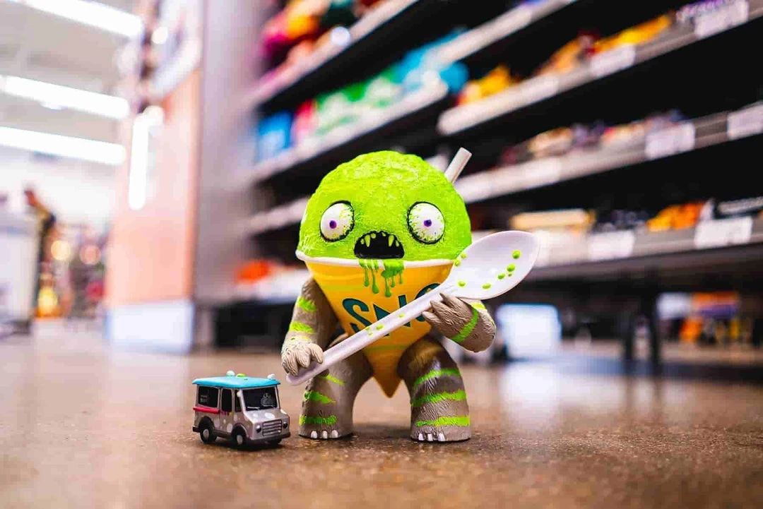 Abominable Snow Cone LIME Flavored By Jason Limon X Martian Toys 6 Abominable Snow Cone LIME Flavored By Jason Limon X Martian Toys