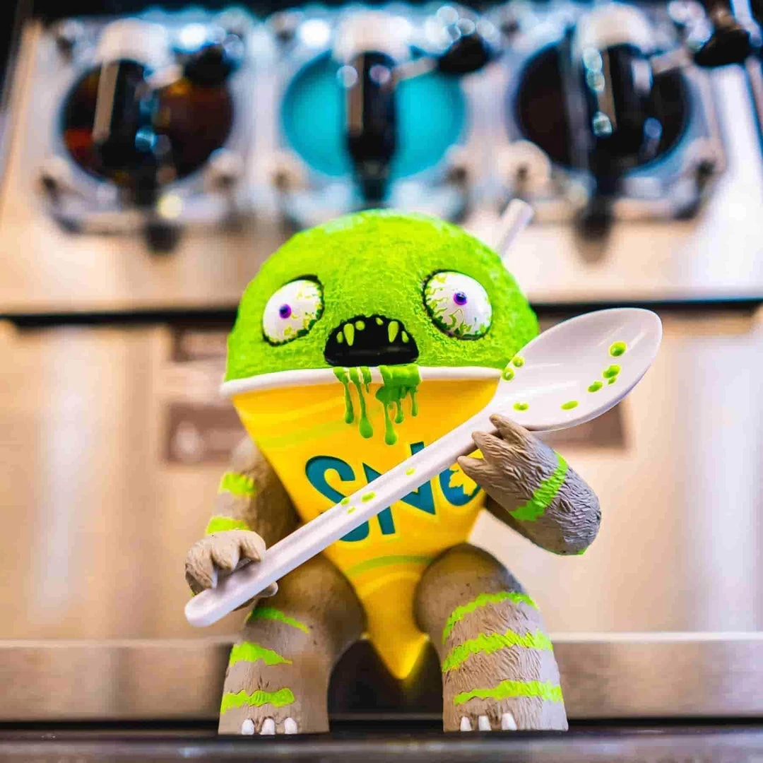 Abominable Snow Cone LIME Flavored By Jason Limon X Martian Toys 5 Abominable Snow Cone LIME Flavored By Jason Limon X Martian Toys