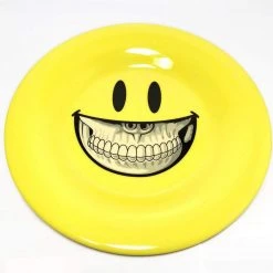 Large Grin Plate By Ron English Popaganda