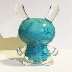 Infected Blue 3" Resin Dunny By Scott Wilkowski X Clutter - Kidrobot