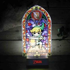 Nintendo Legend Of Zelda: Link's Wind Waker Stained Glass Window Light - Official Nintendo