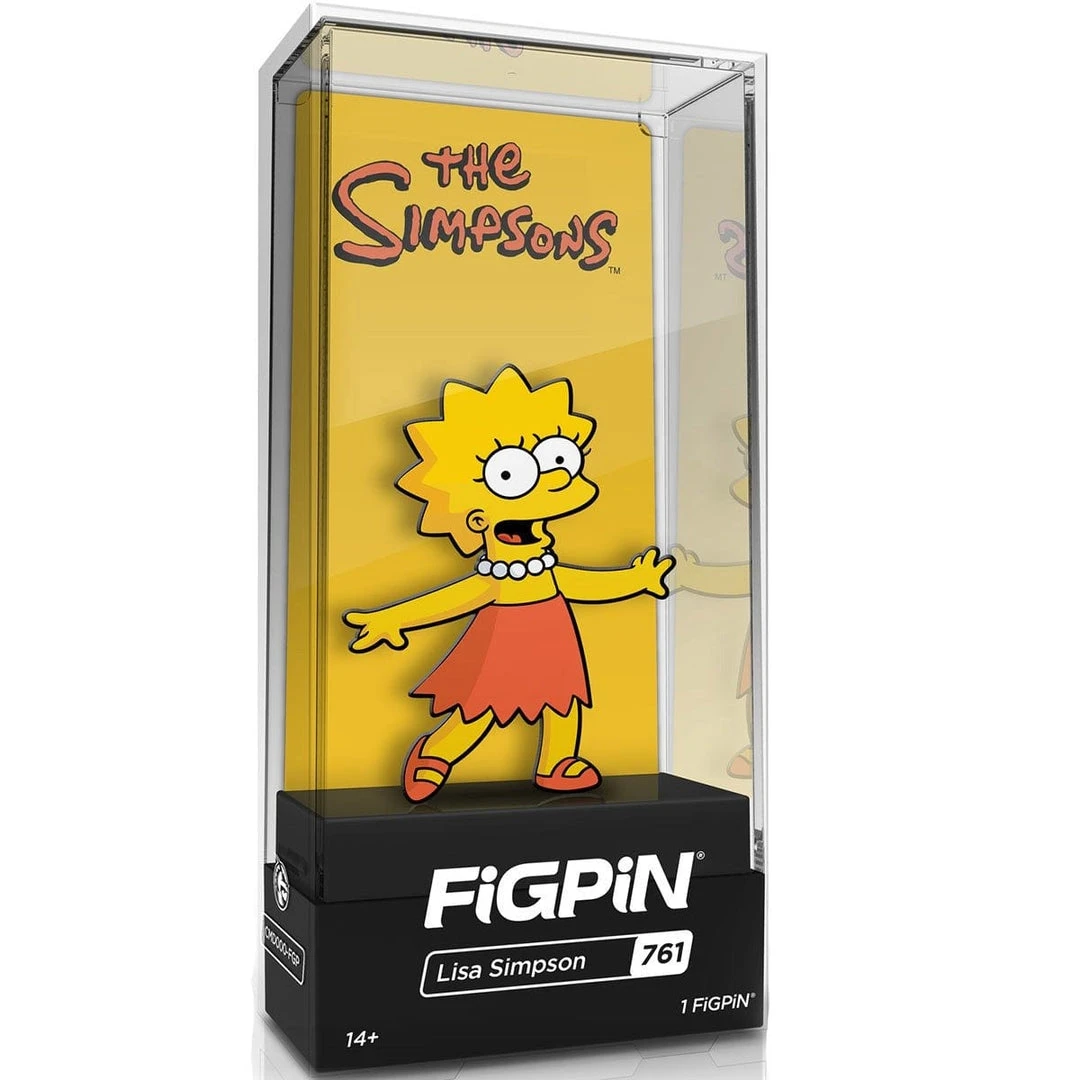 Lisa Simpson- Classic 3-inch Enamel Pin By The Simpsons X FigPin 1 Lisa Simpson- Classic 3-inch Enamel Pin By The Simpsons X FigPin