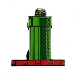 Luigi Warp Pipe Enamel Pin By Phantom Pins