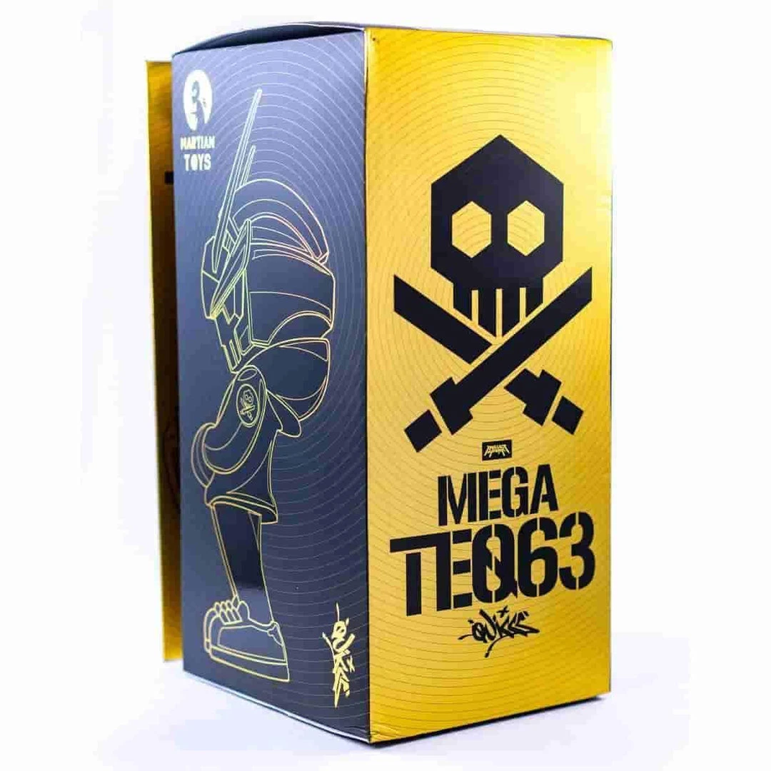 MEGA TEQ 63 Black - 12.5 Inch Medium Art Figure By Martian Toys X Quiccs 13 MEGA TEQ 63 Black - 12.5 Inch Medium Art Figure By Martian Toys X Quiccs