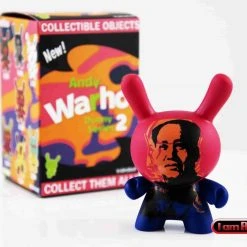 IAMRETRO Mao 3" Mini Figure - Andy Warhol Dunny Series 2 By Kidrobot