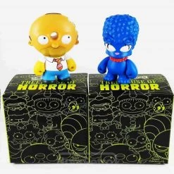 Homer & Marge Mini's + Enamel Pins Bundle Pack - Simpsons X Kidrobot