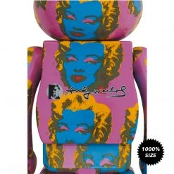 Medicom Toys Marilyn Monroe 2 Andy Warhol 1000% Bearbrick By Medicom