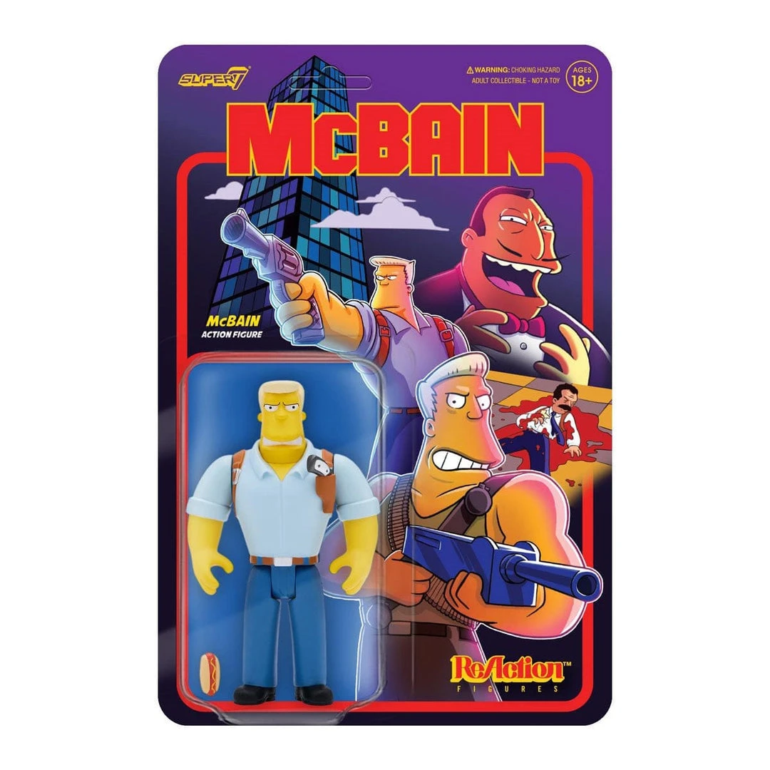 McBain - McBain Series Reaction Figure By The Simpsons X Super 7 1 McBain - McBain Series Reaction Figure By The Simpsons X Super 7