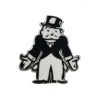 Pins & Patches Broke Mr. Money Bags Enamel Pin By Phantom Pins