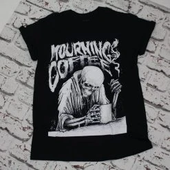 Mourning Coffee T-Shirt By Godmachine