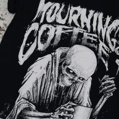 Mourning Coffee T-Shirt By Godmachine
